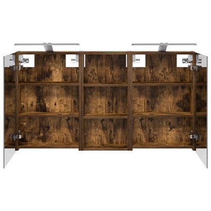 vidaXL Bathroom Cabinet Set 3 pcs 110 x 10.5 x 60.5 cm Engineered wood