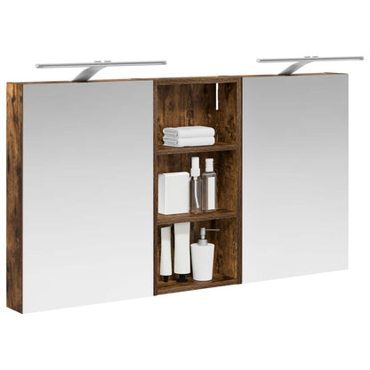 vidaXL Bathroom Cabinet Set 3 pcs 110 x 10.5 x 60.5 cm Engineered wood