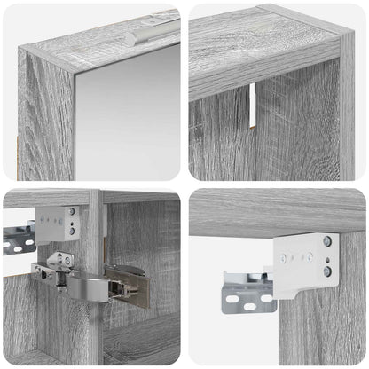 vidaXL Bathroom Cabinet Set 3 pcs 110 x 10.5 x 60.5 cm Engineered wood