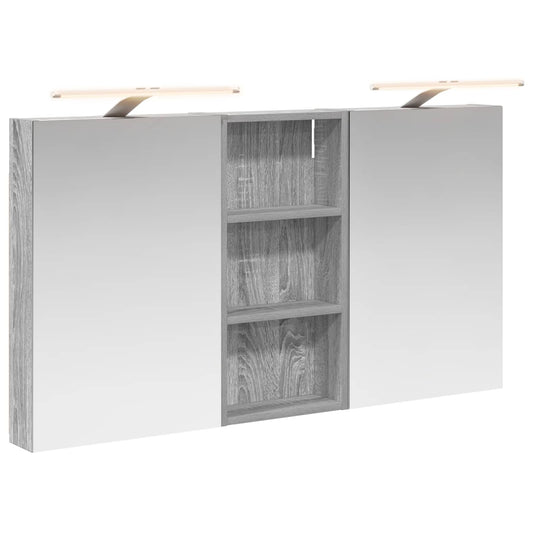 vidaXL Bathroom Cabinet Set 3 pcs 110 x 10.5 x 60.5 cm Engineered wood