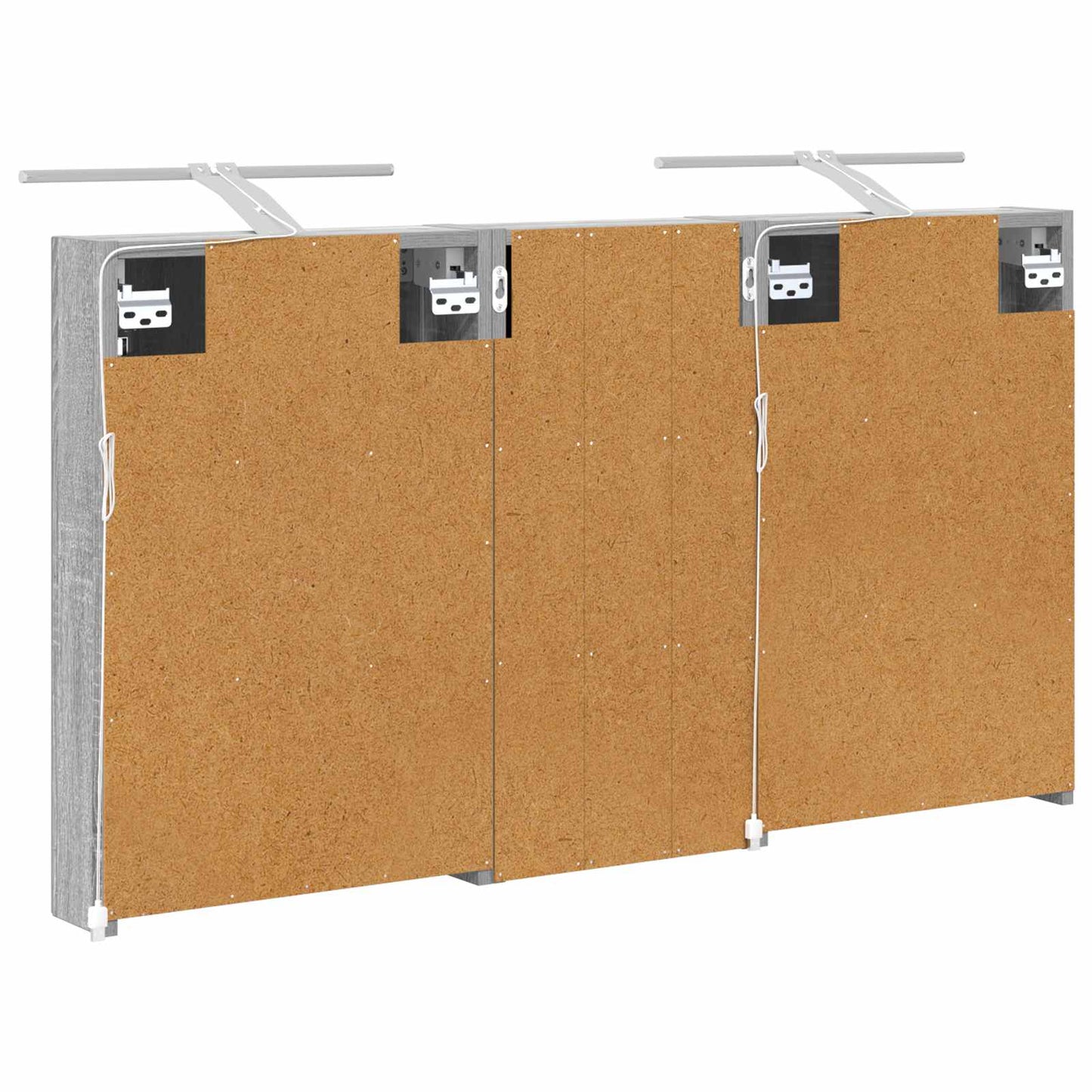 vidaXL Bathroom Cabinet Set 3 pcs 110 x 10.5 x 60.5 cm Engineered wood