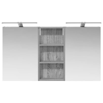 vidaXL Bathroom Cabinet Set 3 pcs 110 x 10.5 x 60.5 cm Engineered wood