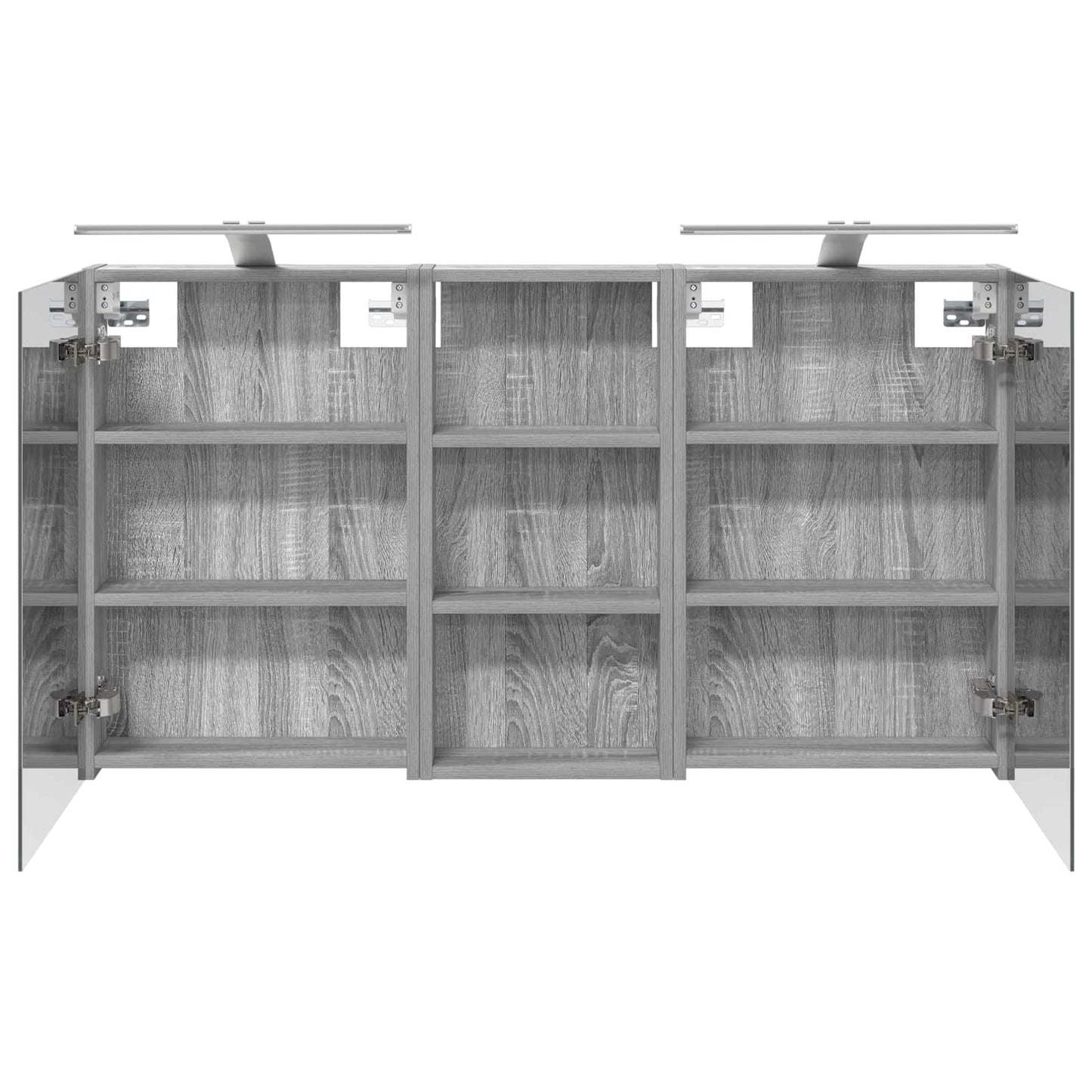 vidaXL Bathroom Cabinet Set 3 pcs 110 x 10.5 x 60.5 cm Engineered wood