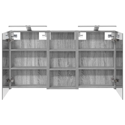vidaXL Bathroom Cabinet Set 3 pcs 110 x 10.5 x 60.5 cm Engineered wood