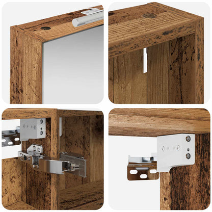 vidaXL Bathroom Cabinet Set 3 pcs 110 x 10.5 x 60.5 cm Engineered wood