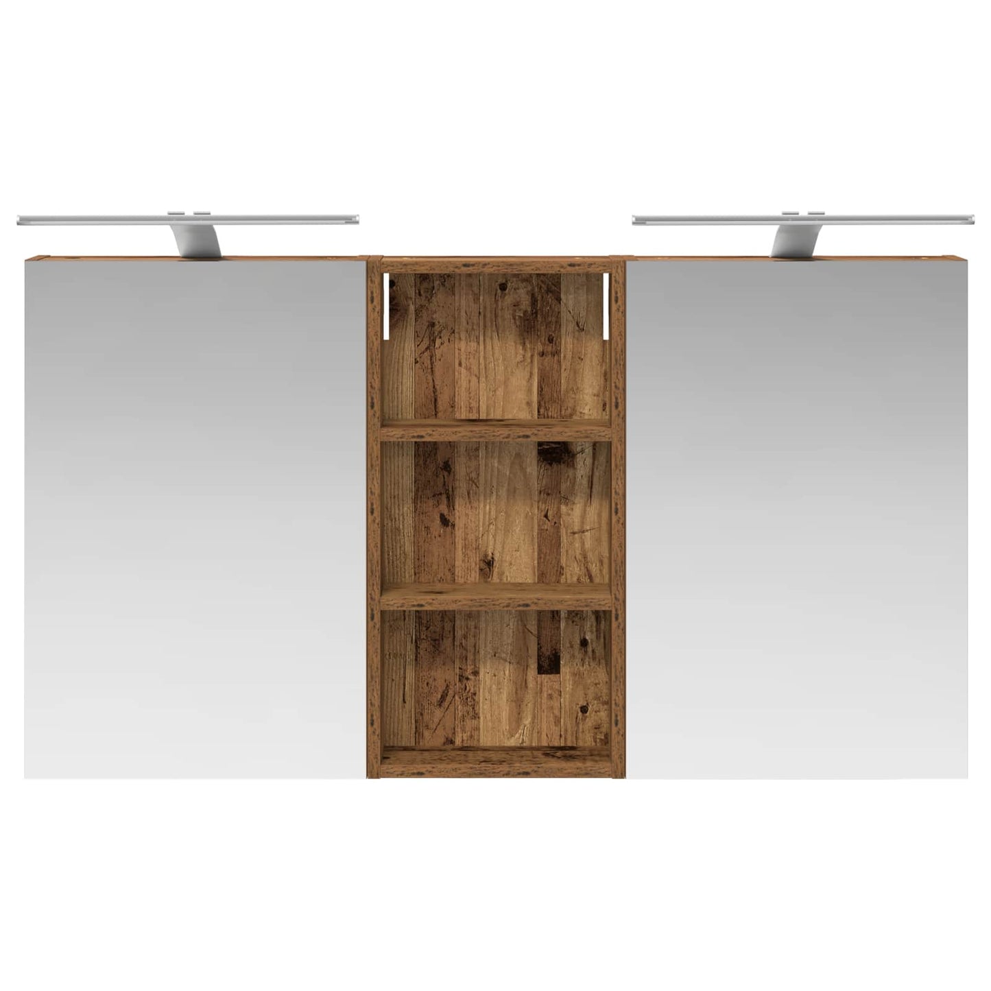 vidaXL Bathroom Cabinet Set 3 pcs 110 x 10.5 x 60.5 cm Engineered wood