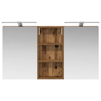 vidaXL Bathroom Cabinet Set 3 pcs 110 x 10.5 x 60.5 cm Engineered wood