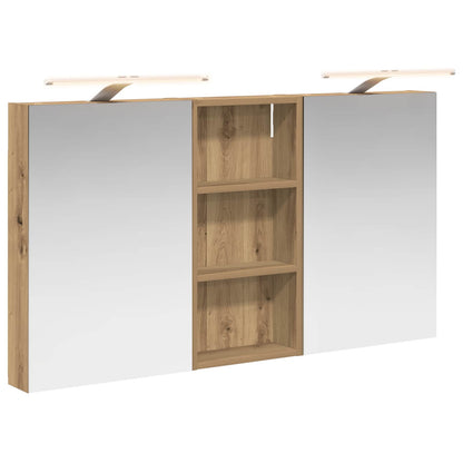 vidaXL Bathroom Cabinet Set 3 pcs 110 x 10.5 x 60.5 cm Engineered wood
