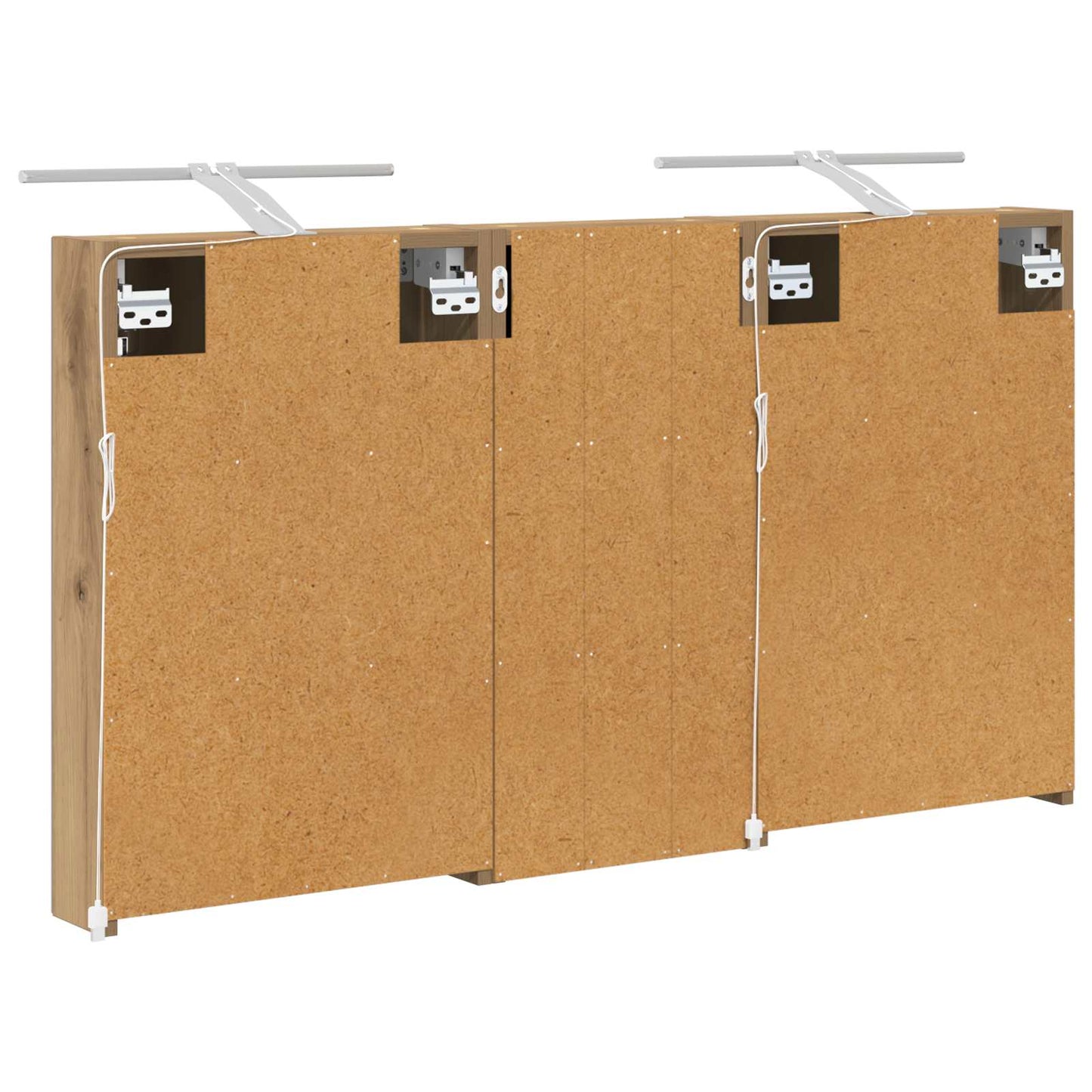 vidaXL Bathroom Cabinet Set 3 pcs 110 x 10.5 x 60.5 cm Engineered wood