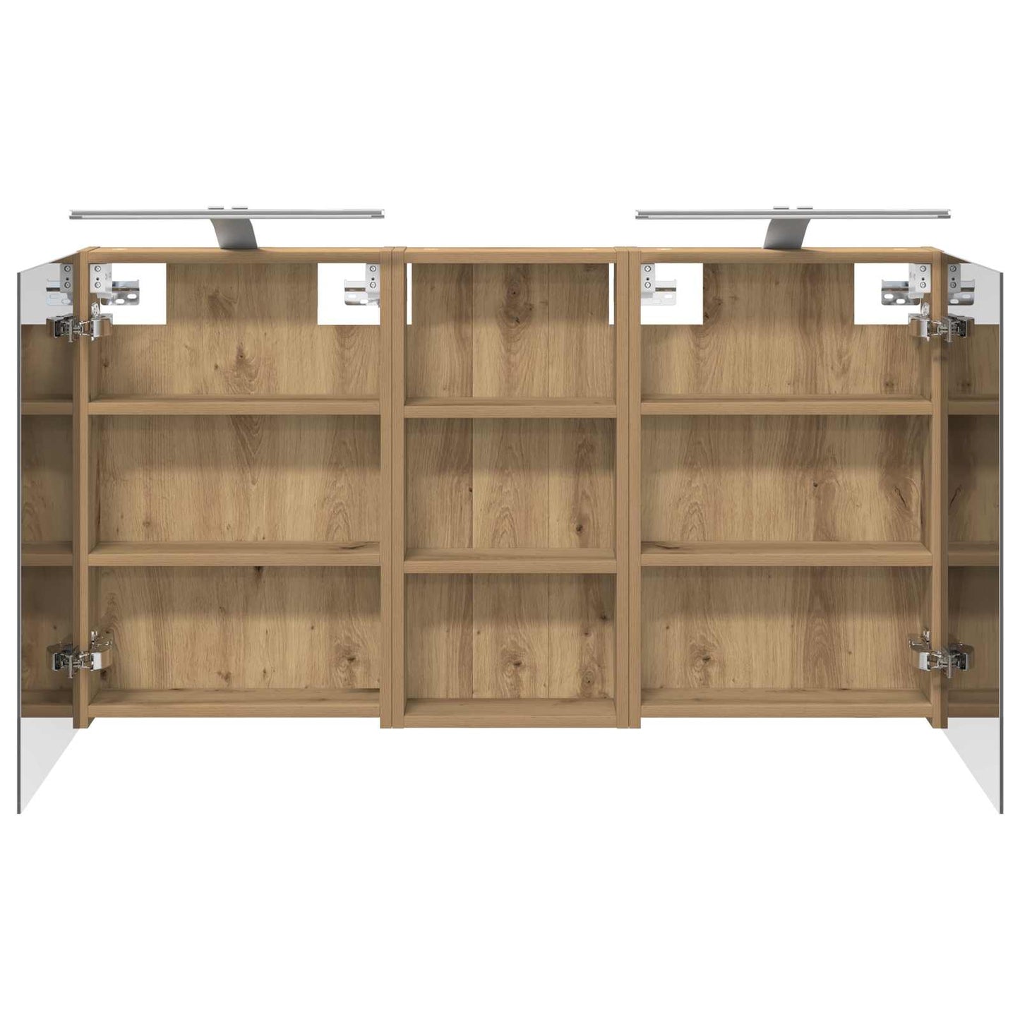 vidaXL Bathroom Cabinet Set 3 pcs 110 x 10.5 x 60.5 cm Engineered wood