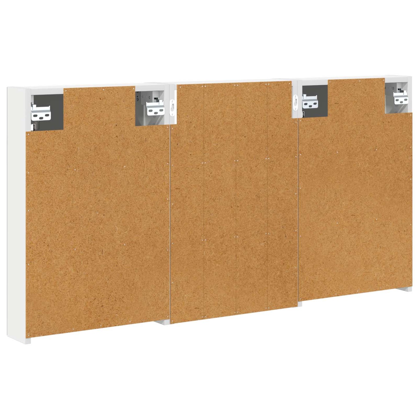 vidaXL Bathroom Cabinet Set 3 pcs 120 x 10.5 x 60.5 cm Engineered wood