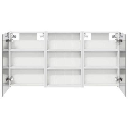vidaXL Bathroom Cabinet Set 3 pcs 120 x 10.5 x 60.5 cm Engineered wood
