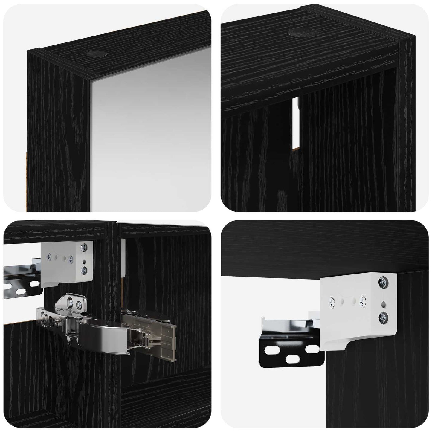 vidaXL Bathroom Cabinet Set 3 pcs 120 x 10.5 x 60.5 cm Engineered wood