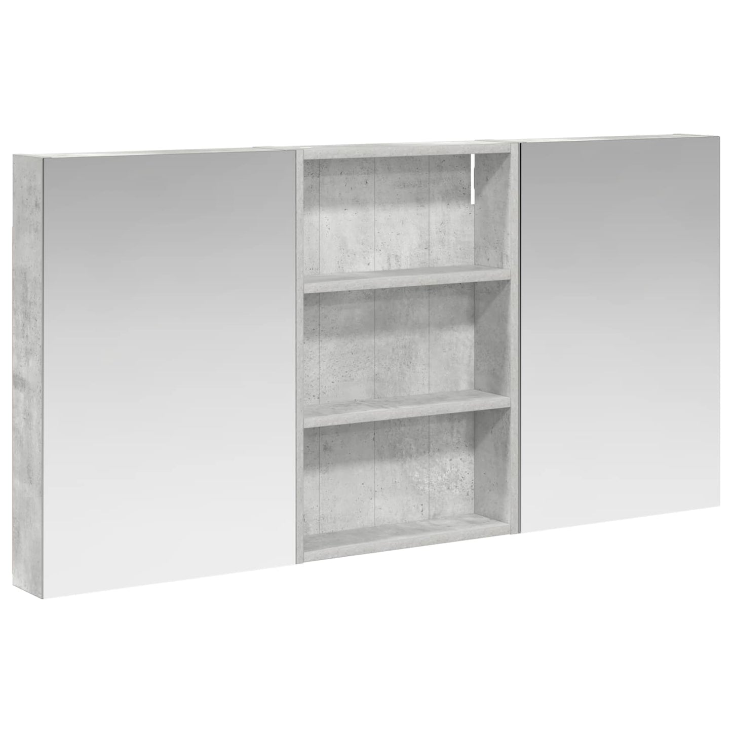 vidaXL Bathroom Cabinet Set 3 pcs 120 x 10.5 x 60.5 cm Engineered wood