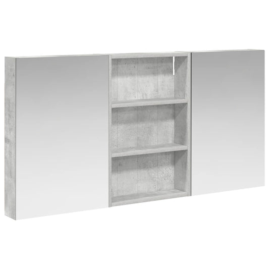vidaXL Bathroom Cabinet Set 3 pcs 120 x 10.5 x 60.5 cm Engineered wood