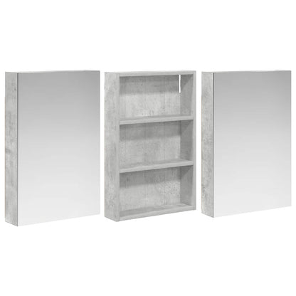 vidaXL Bathroom Cabinet Set 3 pcs 120 x 10.5 x 60.5 cm Engineered wood