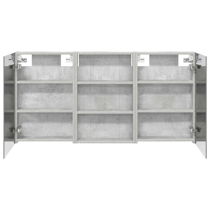 vidaXL Bathroom Cabinet Set 3 pcs 120 x 10.5 x 60.5 cm Engineered wood