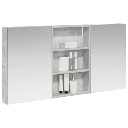 vidaXL Bathroom Cabinet Set 3 pcs 120 x 10.5 x 60.5 cm Engineered wood