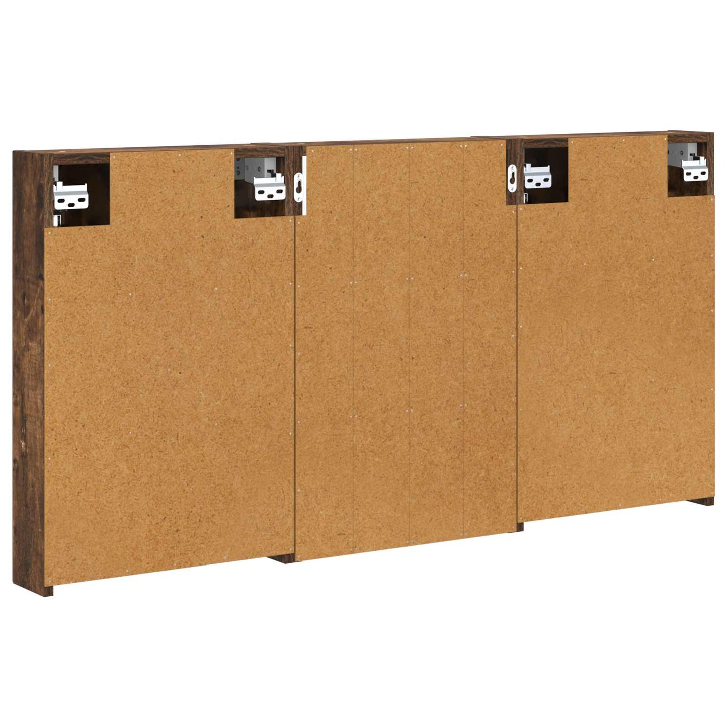vidaXL Bathroom Cabinet Set 3 pcs 120 x 10.5 x 60.5 cm Engineered wood