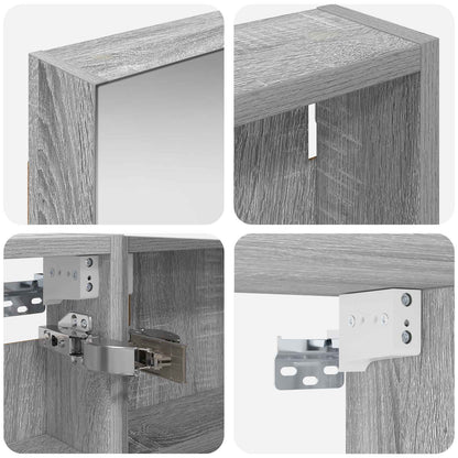 vidaXL Bathroom Cabinet Set 3 pcs 120 x 10.5 x 60.5 cm Engineered wood