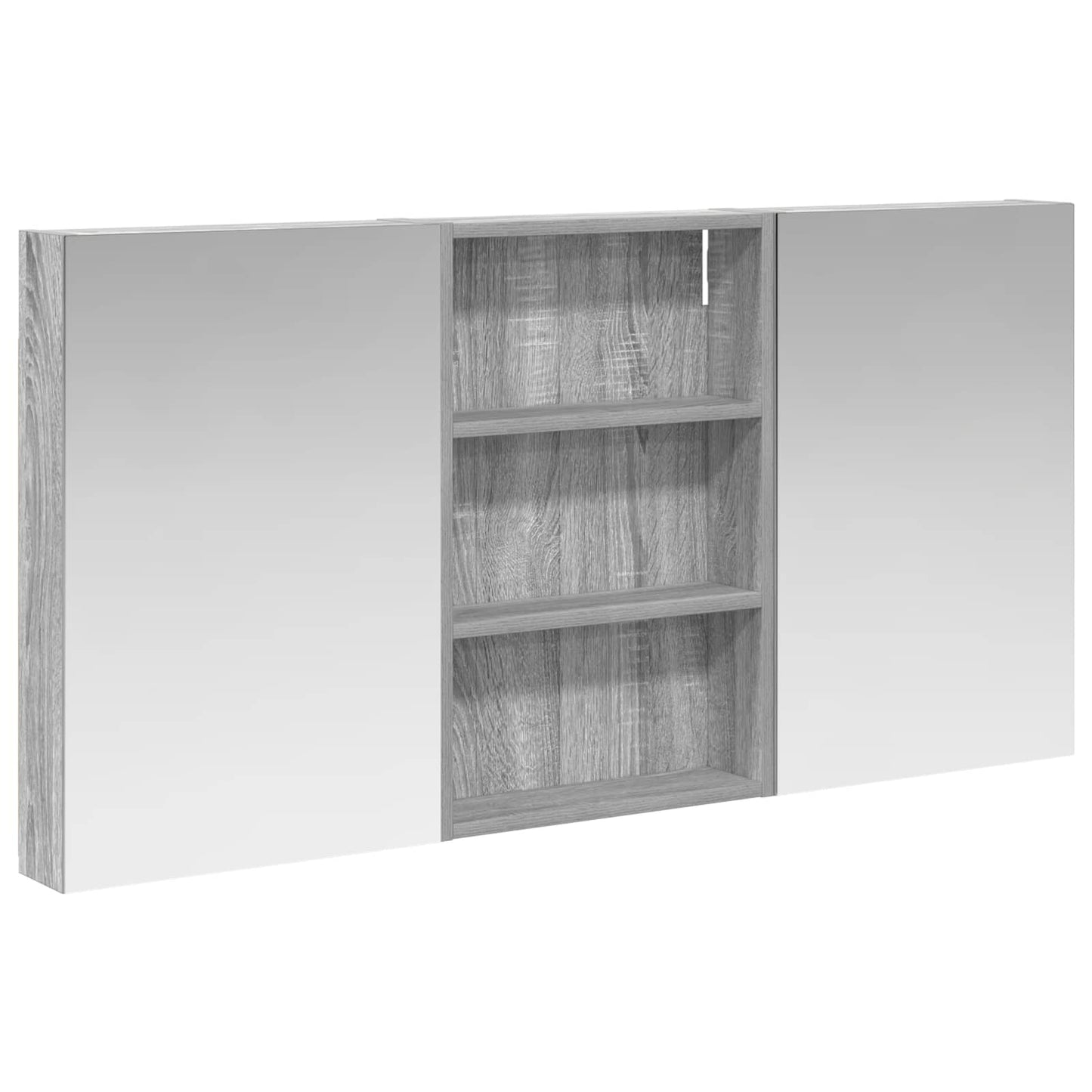 vidaXL Bathroom Cabinet Set 3 pcs 120 x 10.5 x 60.5 cm Engineered wood