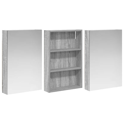 vidaXL Bathroom Cabinet Set 3 pcs 120 x 10.5 x 60.5 cm Engineered wood