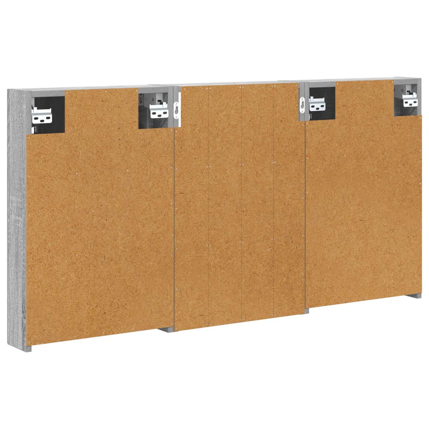 vidaXL Bathroom Cabinet Set 3 pcs 120 x 10.5 x 60.5 cm Engineered wood