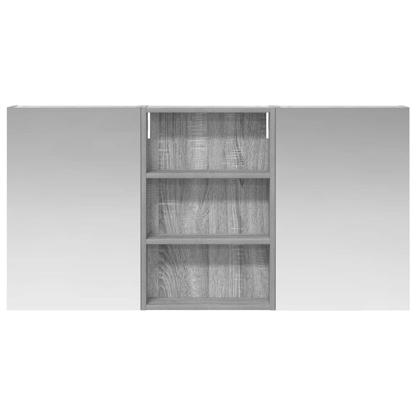 vidaXL Bathroom Cabinet Set 3 pcs 120 x 10.5 x 60.5 cm Engineered wood