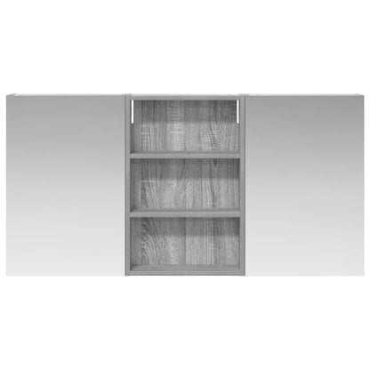 vidaXL Bathroom Cabinet Set 3 pcs 120 x 10.5 x 60.5 cm Engineered wood