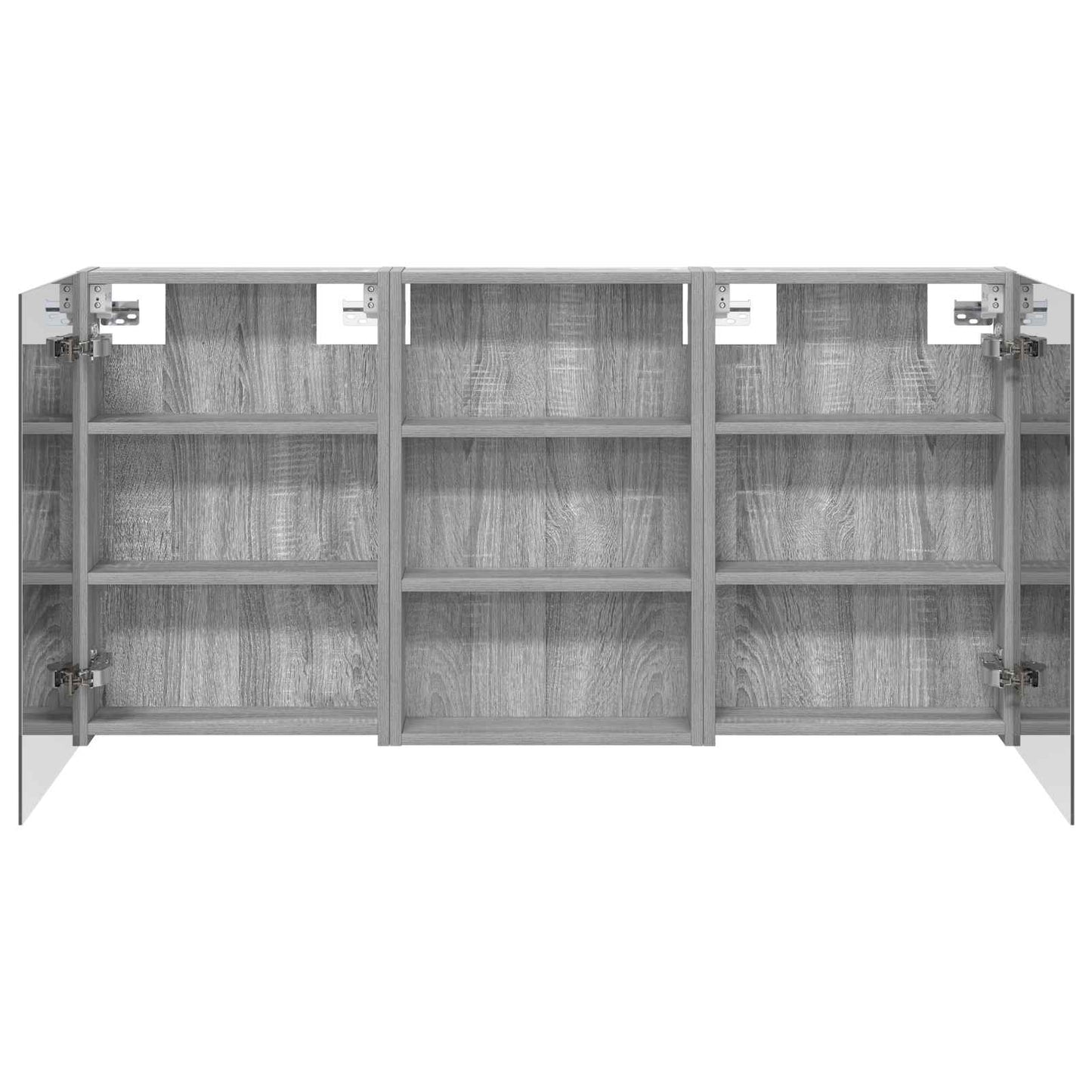 vidaXL Bathroom Cabinet Set 3 pcs 120 x 10.5 x 60.5 cm Engineered wood