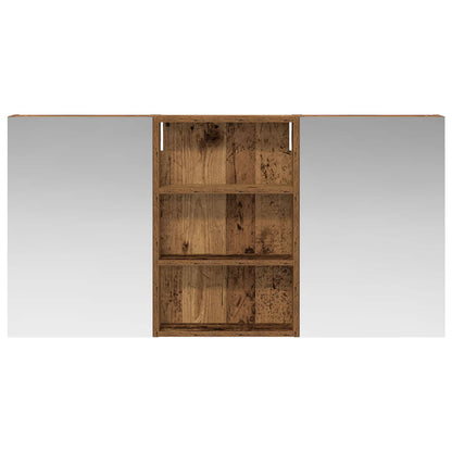 vidaXL Bathroom Cabinet Set 3 pcs 120 x 10.5 x 60.5 cm Engineered wood