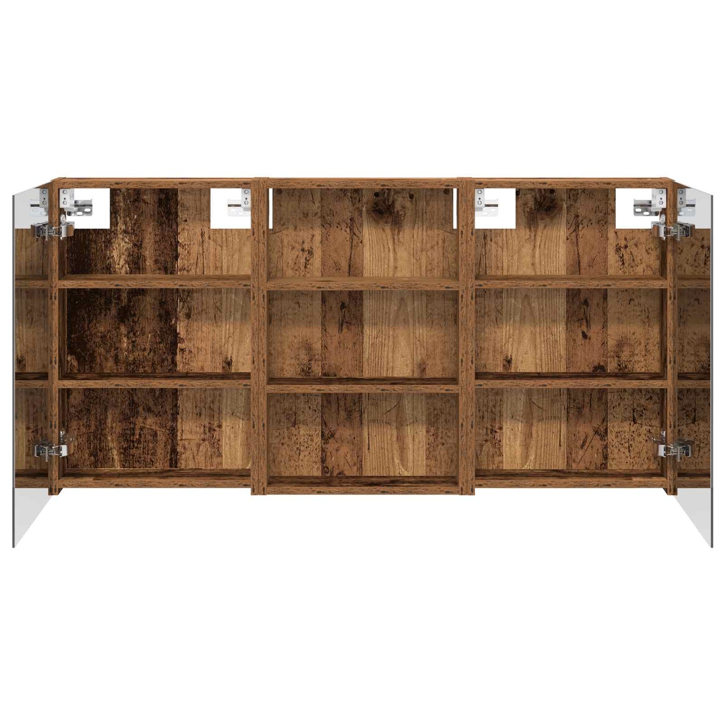vidaXL Bathroom Cabinet Set 3 pcs 120 x 10.5 x 60.5 cm Engineered wood