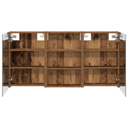 vidaXL Bathroom Cabinet Set 3 pcs 120 x 10.5 x 60.5 cm Engineered wood