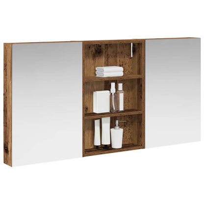 vidaXL Bathroom Cabinet Set 3 pcs 120 x 10.5 x 60.5 cm Engineered wood