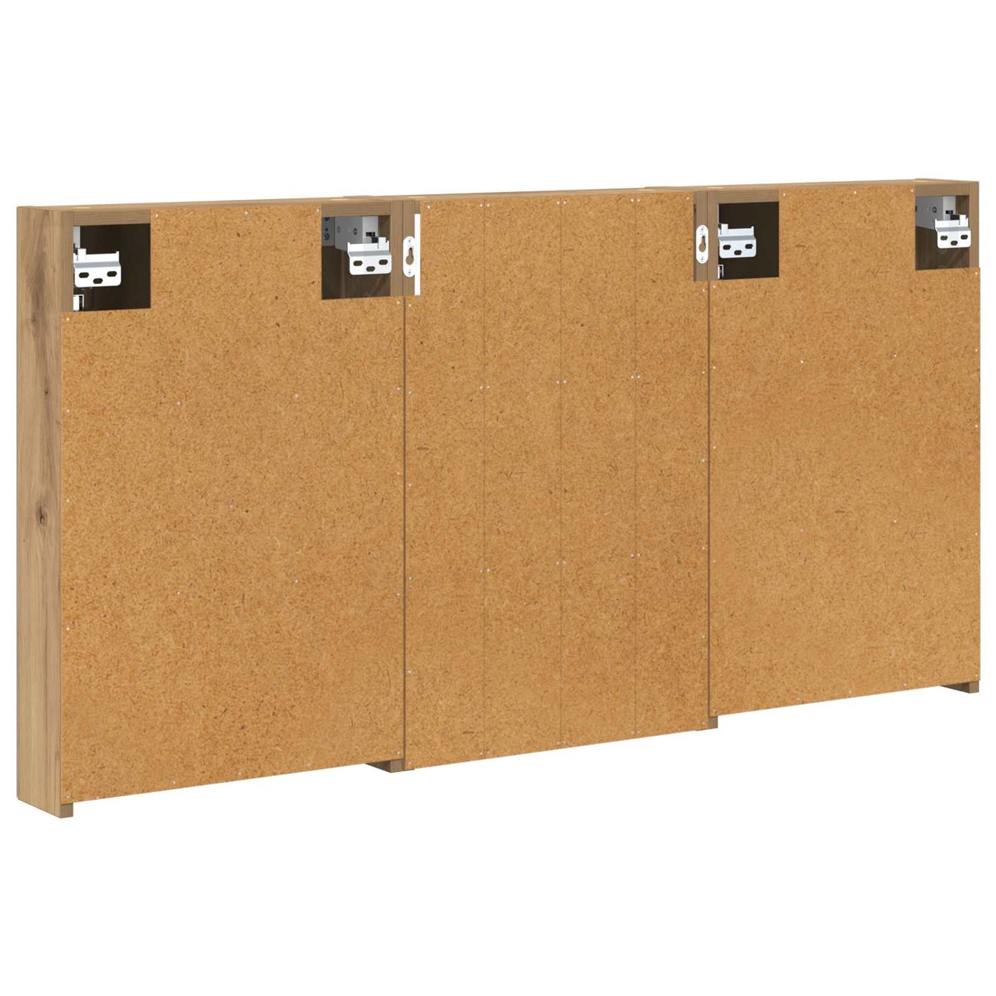 vidaXL Bathroom Cabinet Set 3 pcs 120 x 10.5 x 60.5 cm Engineered wood