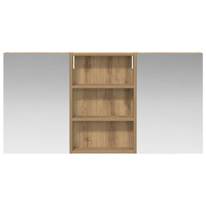 vidaXL Bathroom Cabinet Set 3 pcs 120 x 10.5 x 60.5 cm Engineered wood