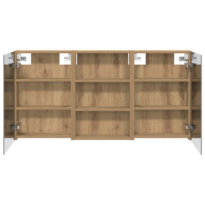 vidaXL Bathroom Cabinet Set 3 pcs 120 x 10.5 x 60.5 cm Engineered wood