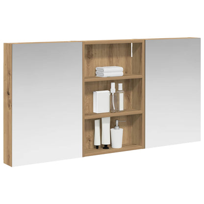 vidaXL Bathroom Cabinet Set 3 pcs 120 x 10.5 x 60.5 cm Engineered wood