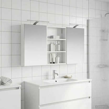 vidaXL Bathroom Cabinet Set 3 pcs 120 x 10.5 x 60.5 cm Engineered wood