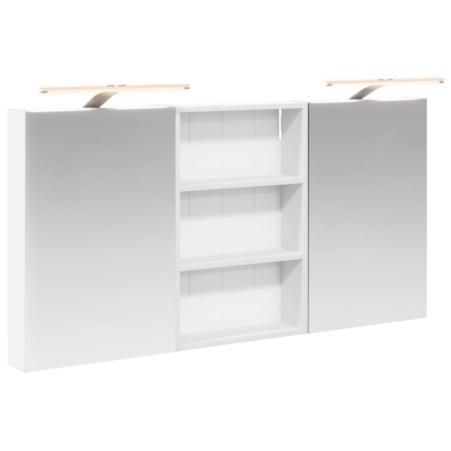 vidaXL Bathroom Cabinet Set 3 pcs 120 x 10.5 x 60.5 cm Engineered wood