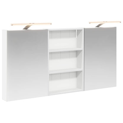 vidaXL Bathroom Cabinet Set 3 pcs 120 x 10.5 x 60.5 cm Engineered wood