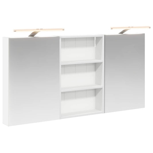 vidaXL Bathroom Cabinet Set 3 pcs 120 x 10.5 x 60.5 cm Engineered wood