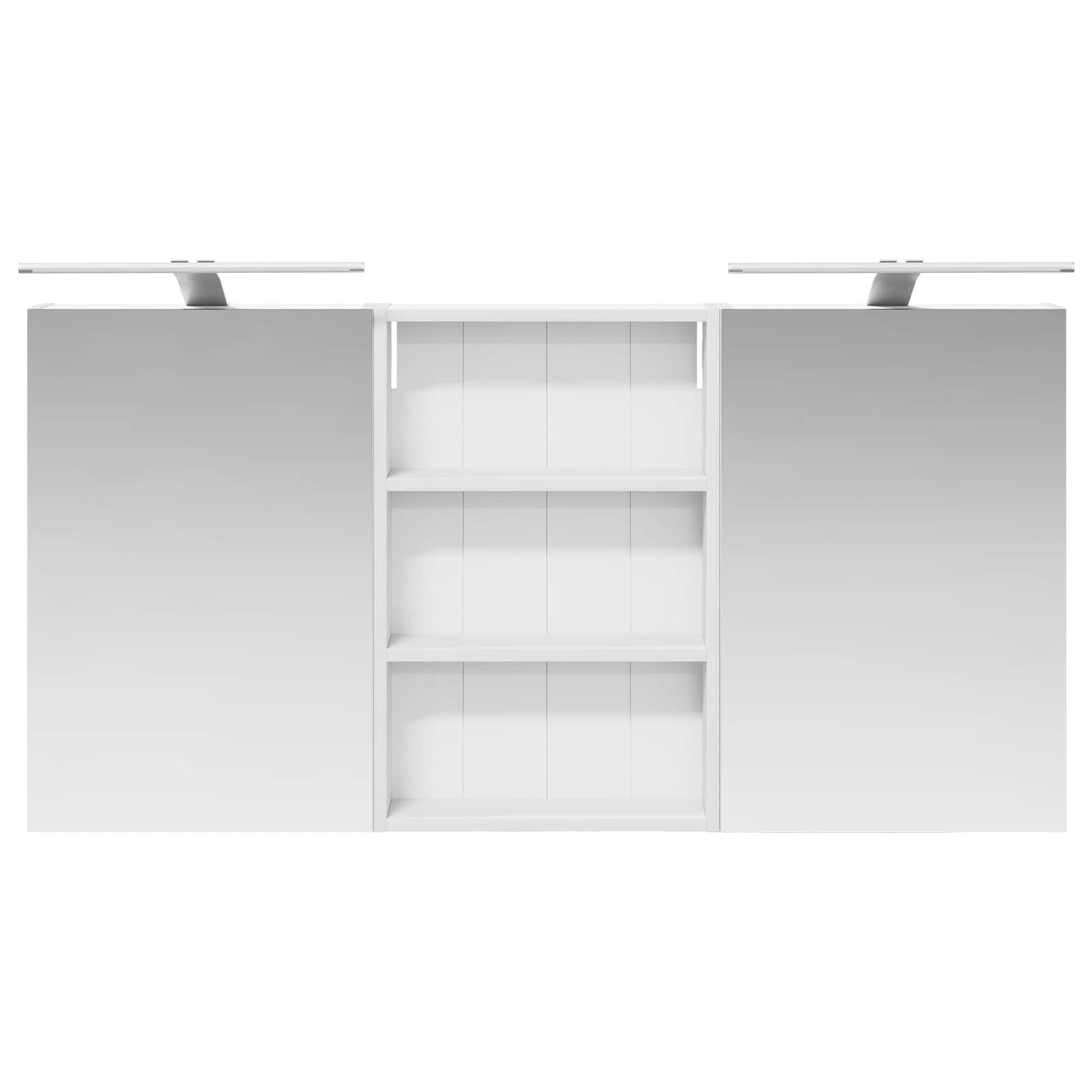vidaXL Bathroom Cabinet Set 3 pcs 120 x 10.5 x 60.5 cm Engineered wood
