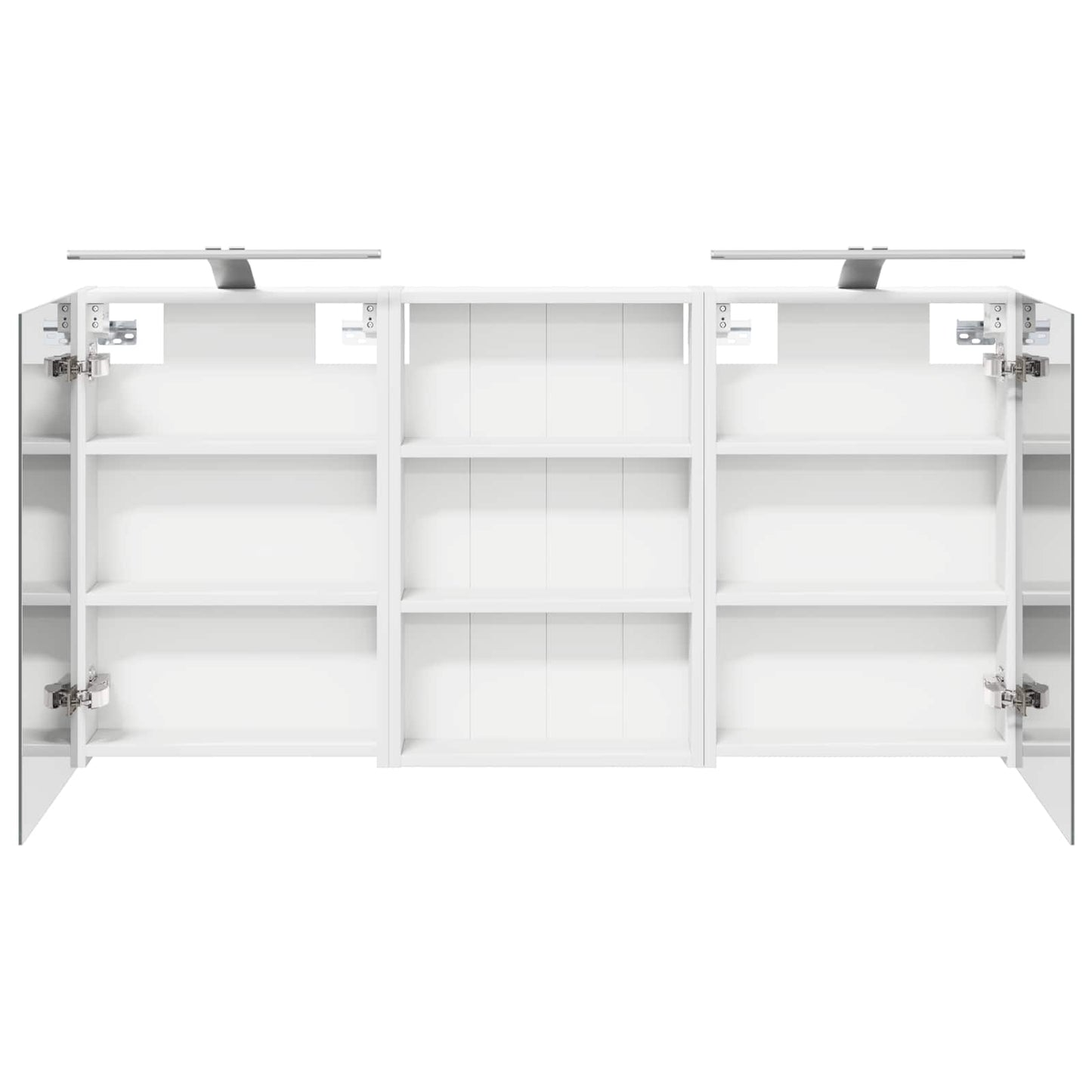 vidaXL Bathroom Cabinet Set 3 pcs 120 x 10.5 x 60.5 cm Engineered wood