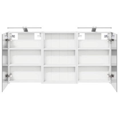 vidaXL Bathroom Cabinet Set 3 pcs 120 x 10.5 x 60.5 cm Engineered wood