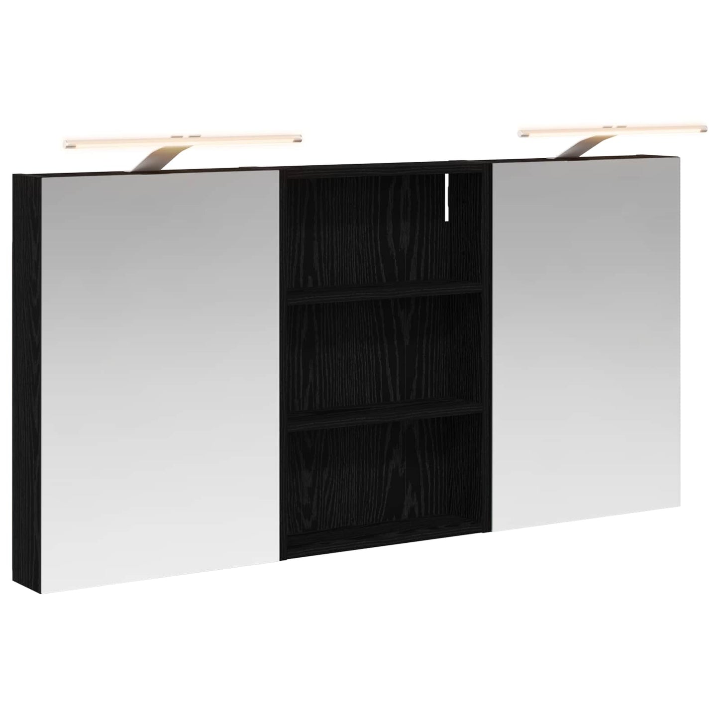 vidaXL Bathroom Cabinet Set 3 pcs 120 x 10.5 x 60.5 cm Engineered wood