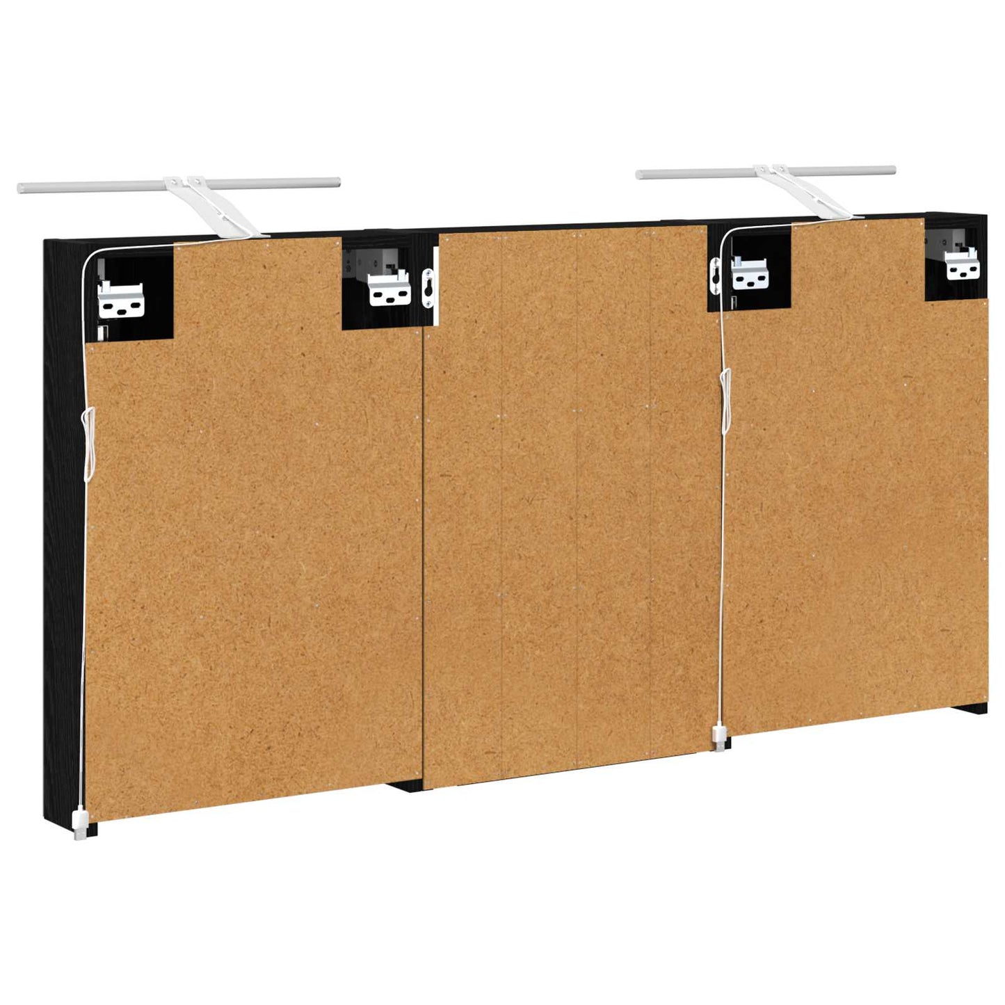 vidaXL Bathroom Cabinet Set 3 pcs 120 x 10.5 x 60.5 cm Engineered wood