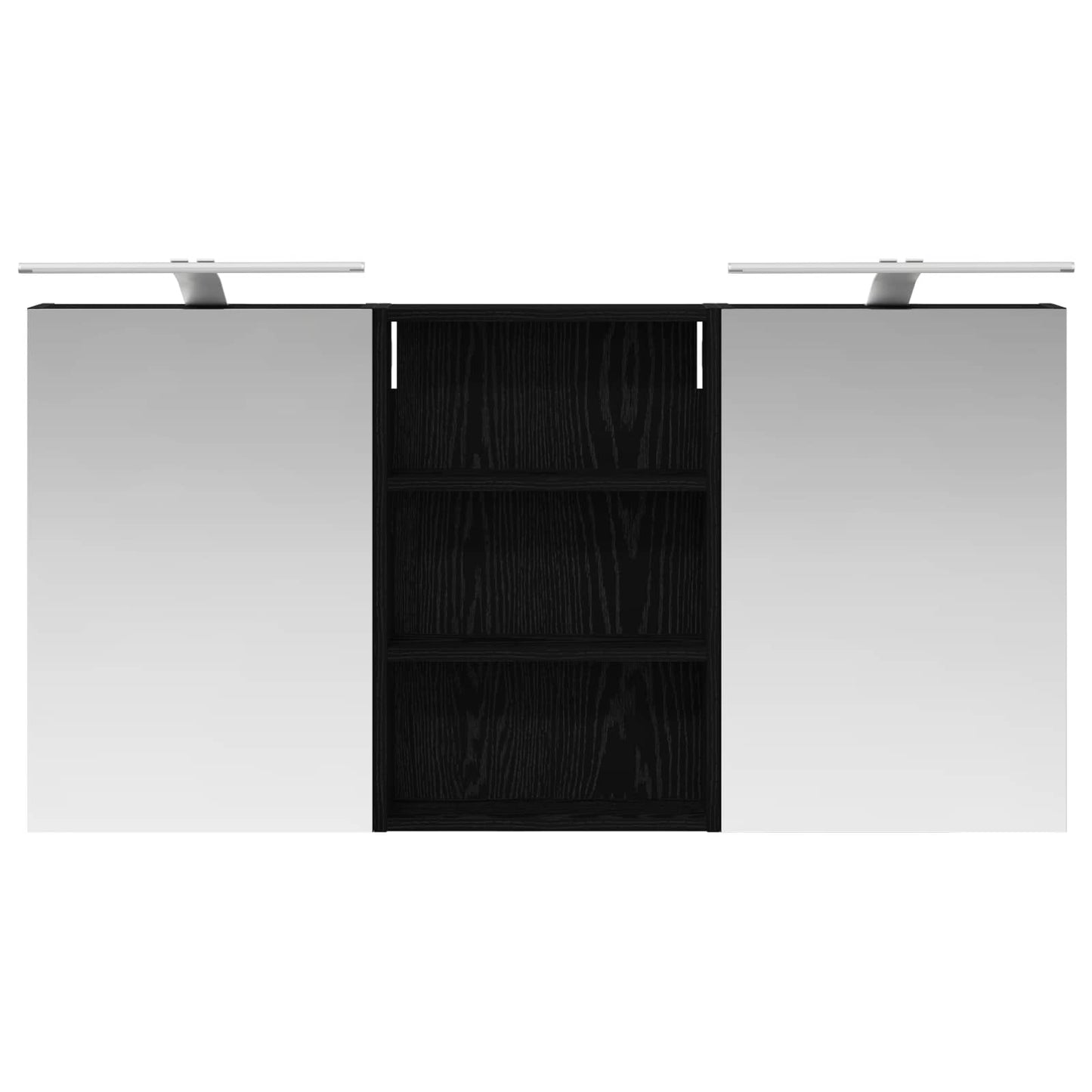 vidaXL Bathroom Cabinet Set 3 pcs 120 x 10.5 x 60.5 cm Engineered wood