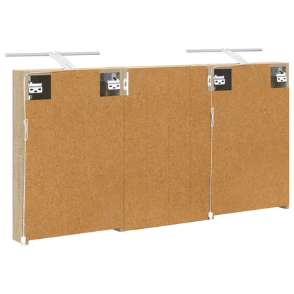 vidaXL Bathroom Cabinet Set 3 pcs 120 x 10.5 x 60.5 cm Engineered wood
