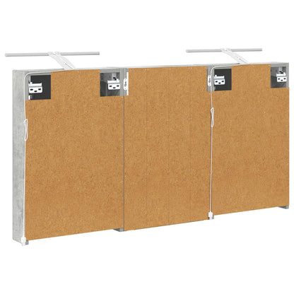 vidaXL Bathroom Cabinet Set 3 pcs 120 x 10.5 x 60.5 cm Engineered wood